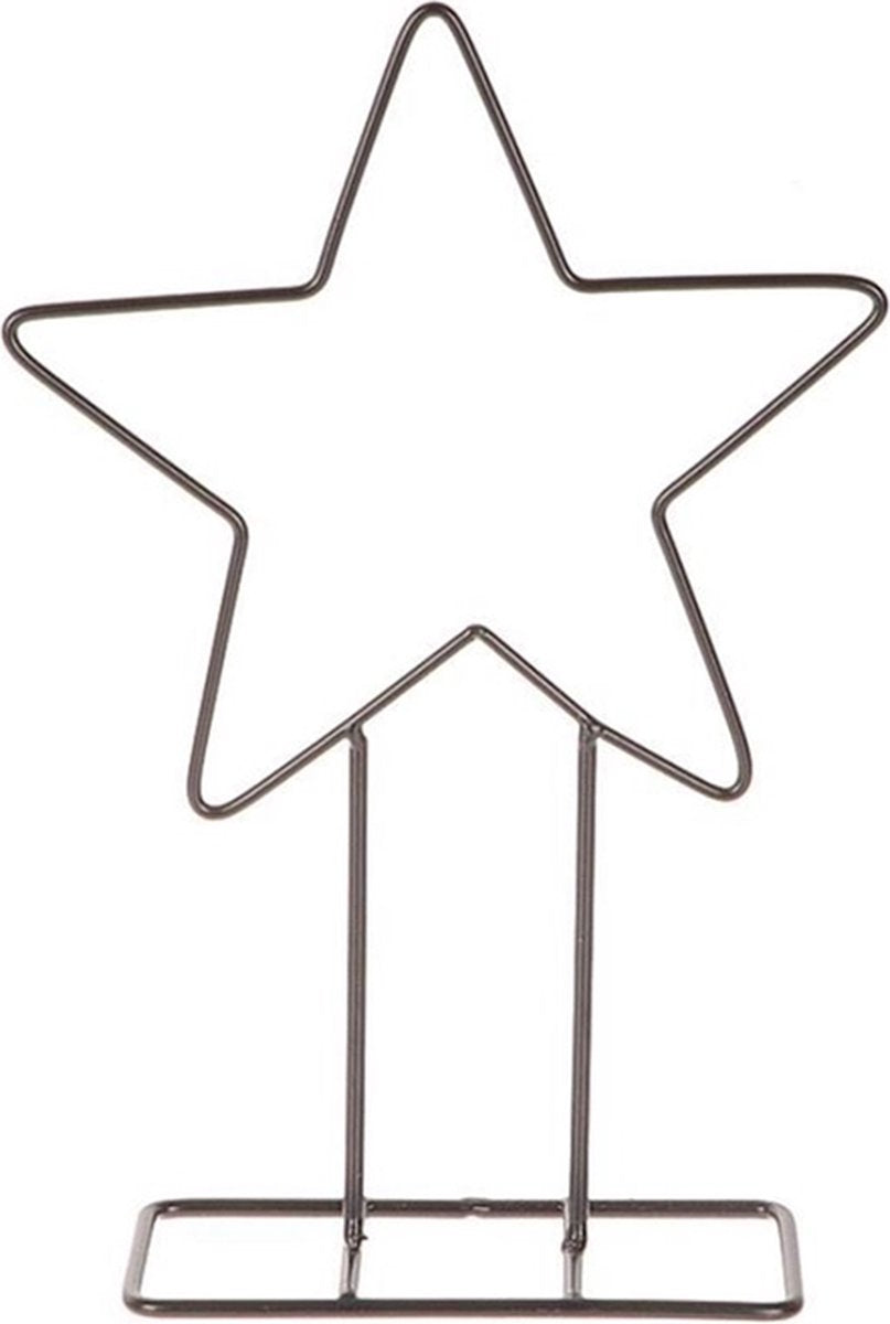 Ster op standaard - metaal - h40