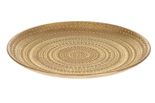Rond Plateau – Goud, 29 × 29 × 2,5 cm