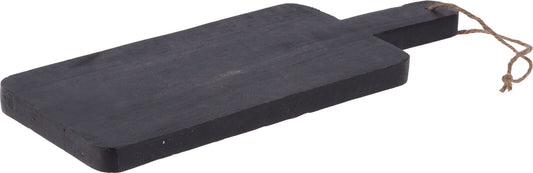 Serveerplank van Mangohout – Zwart, 40 × 2 × 15 cm