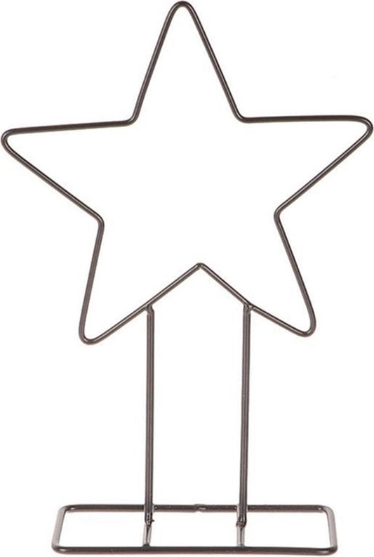 Ster op standaard - metaal - h40