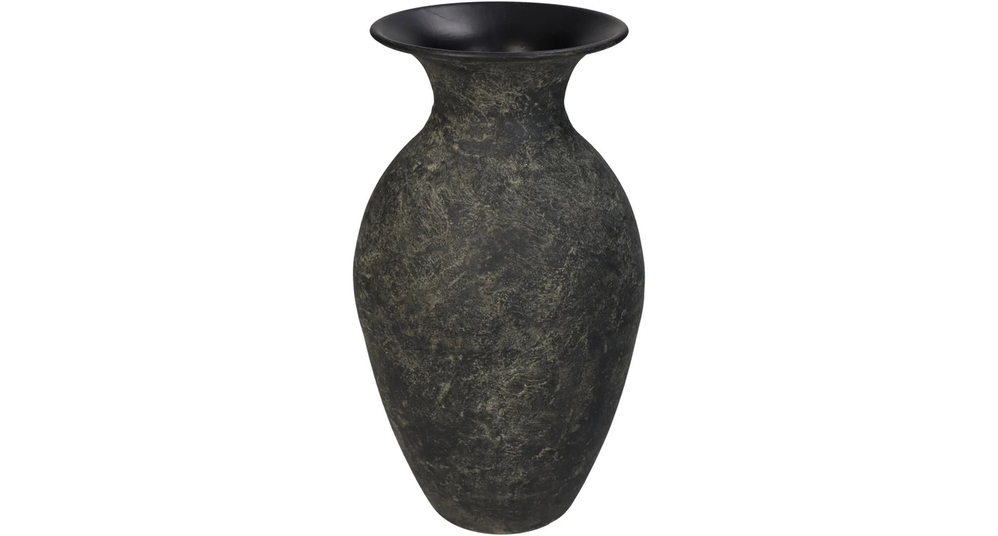 Vase iron grey