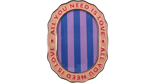 Fotolijst roze 'all you need is love'
