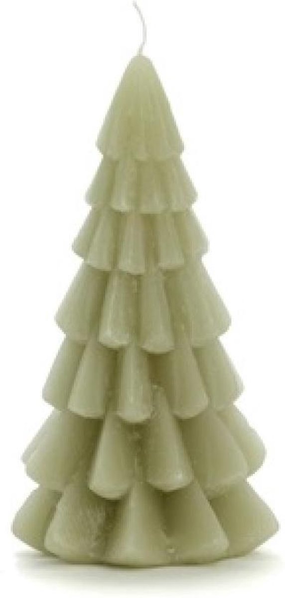 Kerstboom kaars - Eucalyptus - 12 cm